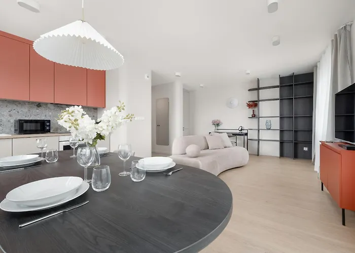 アパート Nad Brzegiem Rzeki 2 Sypialnie Parking By Renters Prestige *